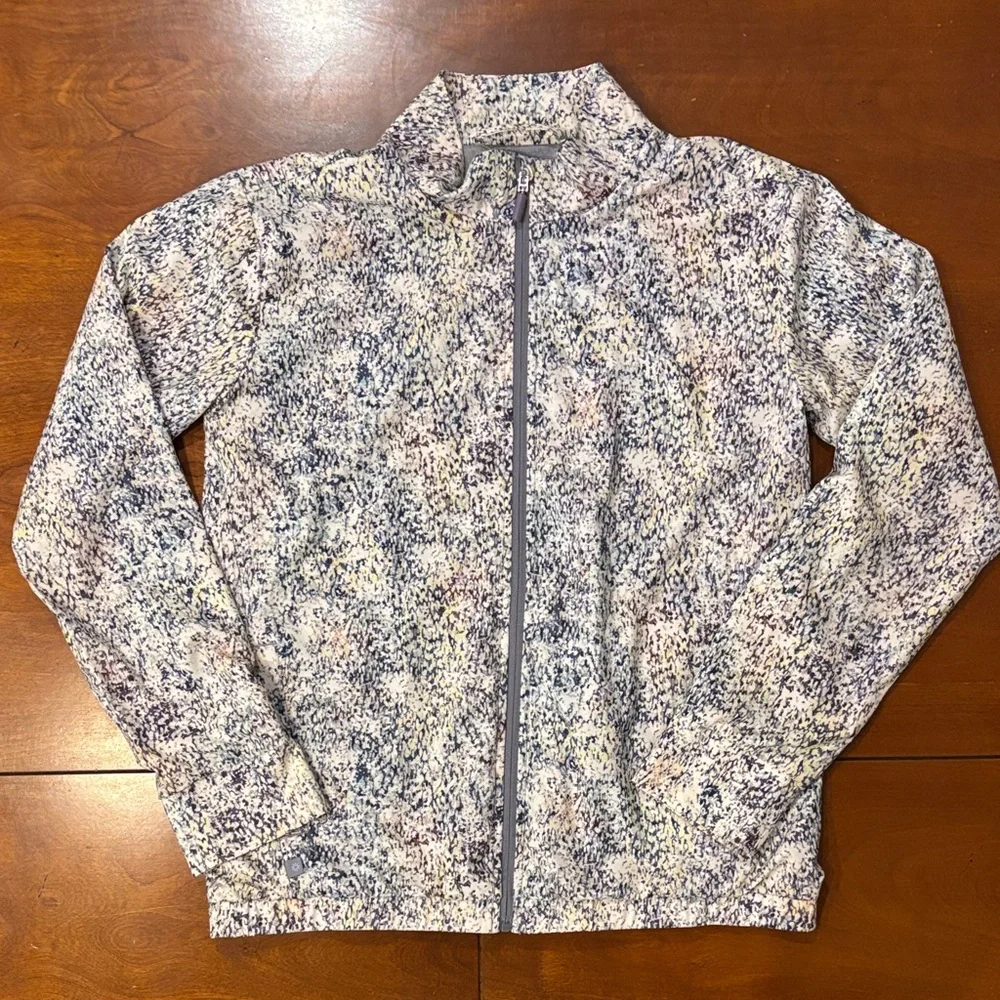 Athleta Girls Speckled Utility Jacket.  EUC. ‎ XL